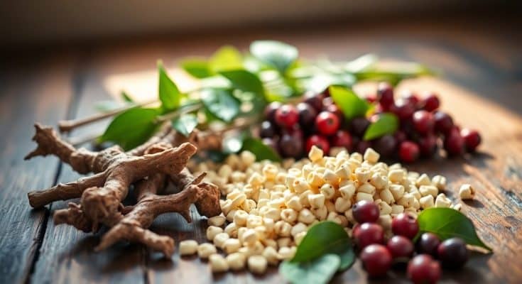 alimenti adattogeni per supportare lo stress fzk 735x400 - Alimenti adattogeni come ashwagandha rhodiola e schisandra supportano lo stress